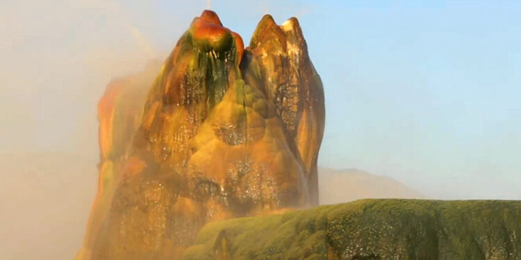 Nevadský gejzír Fly vznikol … vlastne omylom