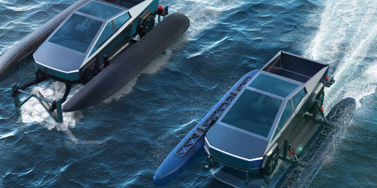 Cybertruck si najnovšie môžete zobrať na vodu