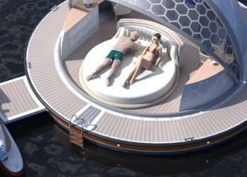 Nápadité ubytovanie na vode nielen pre náruživé dvojice