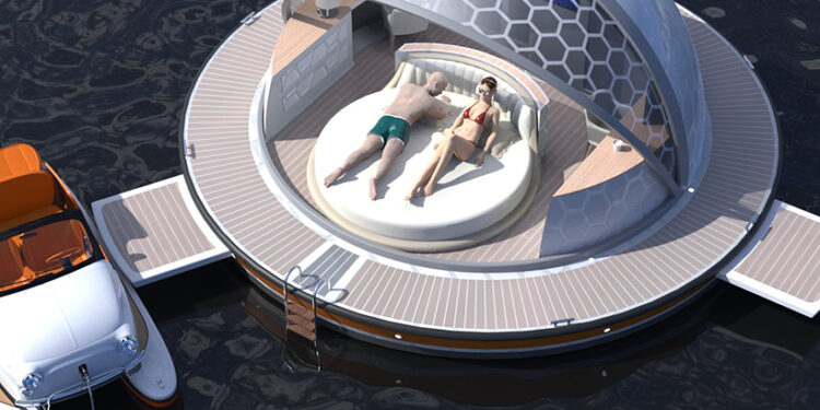 Nápadité ubytovanie na vode nielen pre náruživé dvojice