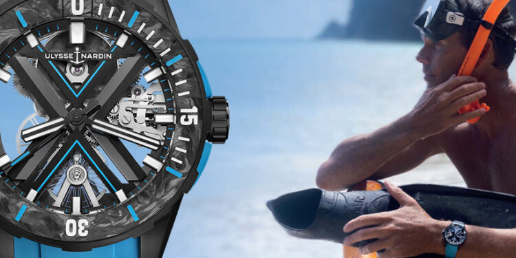 Životné prostredie a luxusné hodinky: DIVER X skeleton azure