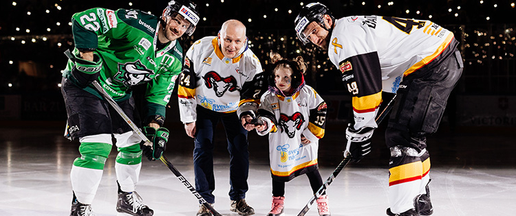 Barani podporili malých hrdinov krásnou čiastkou