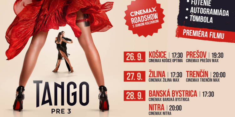 Ján Koleník vyráža za divákmi! Vychutnajte si špeciálnu predpremiéru TANGO PRE 3 a vyhrajte tanec s hlavnou hviezdou